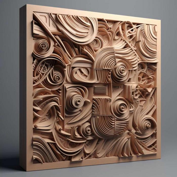 نموذج ثلاثي الأبعاد لآلة CNC 3D Art 